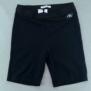 Calvin Klein Jeans Women's‎ Black Biker Shorts - Size Large